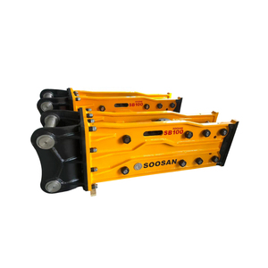 Martillo Hidráulico SOOSAN SB100 Tipo Lápiz de Punta Abierta para Demolición de Hormigón y Roca, para Excavadoras de 28-35 Toneladas - Product Image 1