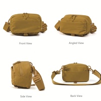 Maßgefertigte Outdoor Ripstop Nylon Umhängetasche mit Flaschenhalter Neue Designs Leichte Wasserabweisende Schultertasche