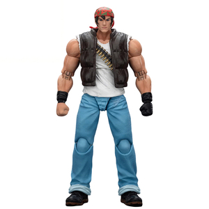 Figura de Acción Coleccionable JOYTOY KOF98UMIkari Warriors Team Ralf Jones JT01710 Escala 1/18, Modelo Articulado - Product Image 1