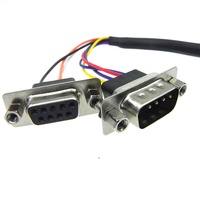 Câble d'ordinateur personnalisé en cuivre étamé avec connecteur DB9 RS232, RJ45, Molex Micro Fit, alimentation, 2-14 broches, gaine PTFE PVC
