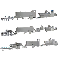 Machine industrielle d'extrudeuse de maïs soufflé Machine de ligne de production alimentaire de casse-croûte remplie de noyau soufflé