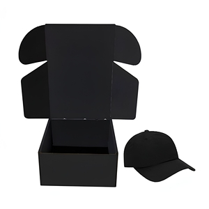 Cajas de Envío para Gorras con Forma de Avión, Ecológicas y Personalizadas, Caja de Embalaje para Gorras de Béisbol, Papel Recubierto Plegable, Impresión de Logotipo Personalizado - Product Image 1