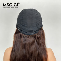 Perruque en dentelle transparente MSCICI 13x4, cheveux vierges vietnamiens, texture lisse soyeuse, ligne de cheveux invisible, vente en gros, perruque 100% cheveux humains