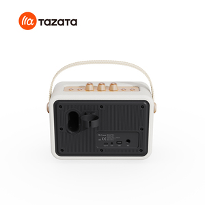 Classic Retro Leather Karaoke <b>Bluetooth</b> <b>Speaker</b> | 40W Portable Wireless <b>Speaker</b> for Party & Home - Product Image 6