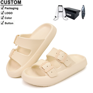 OEM ODM Custom Logo EVA One Band pantofole comode antiscivolo impermeabile per la casa scivoli per gli uomini e le donne Open Toe fabbrica diretta - Product Image 1