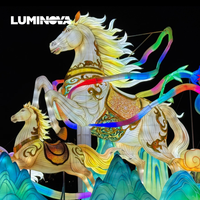 Linterna LED Impermeable para Exteriores con Diseño de Caballo del Zodiaco Chino, Personalizada por la Fábrica de Zigong, para el Festival de Primavera