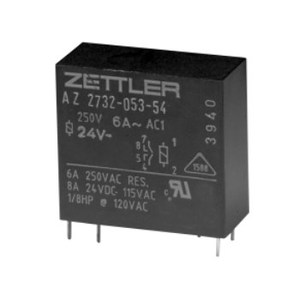Relé ZETTLER 60V DPDT AZ732-320-52, Relé de Señal de hasta 2 Amperios - Product Image 1