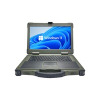 Ordinateur portable 15,6 pouces Intel Core i7 12700T/i9 12900T/i7 13700T/i9 13900T avec batterie intégrée 14,8 V, IP54/IP65, en alliage d'aluminium, en stock