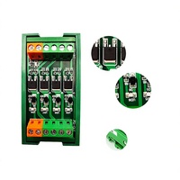 Modul Relay Output Sinyal Transistor 4 8 12 16 Kanal NPN PNP SCR 5A 24VDC Papan Penguat PLC