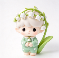 Figurine personnalisée en PVC et ABS, personnage Pissenlit, jouet mignon de dessin animé en boîte mystère, figurine d'art en vinyle personnalisée par l'usine OEM