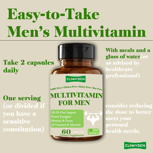Premium Multivitamin Capsules 20 <strong>Vitamins</strong> Minerals for Energy Boost <strong>Memory</strong> Support Focus <strong>Enhancement</strong> and Overall Wellness - Product Image 4