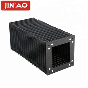 Couvercle de <span class=keywords><strong>soufflet</strong></span> d'<span class=keywords><strong>orgue</strong></span> en nylon noir Offres Spéciales Bouclier de protection en accordéon flexible avec rail de guidage en tissu de protection - Product Image 1