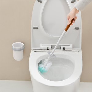 Accessoire de salle de bain moderne, <span class=keywords><strong>brosse</strong></span> de <span class=keywords><strong>toilette</strong></span> murale avec support, support de <span class=keywords><strong>brosse</strong></span> de <span class=keywords><strong>toilette</strong></span> <span class=keywords><strong>suspendu</strong></span> pour salle de bain - Product Image 3
