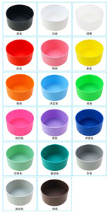 Coperchio inferiore della tazza protettiva in Silicone da 8cm coperchio della bottiglia inferiore in gomma per tazza d'acqua isolata antiscivolo per boccetta termica sottovuoto - Product Image 4