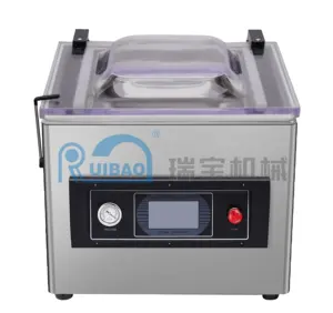 DZ400 Intelligent Portable Vacuum Skin Plastic Food Container Sealer Packed Ready Meals Frozen Food Coffee bean Packing Machine