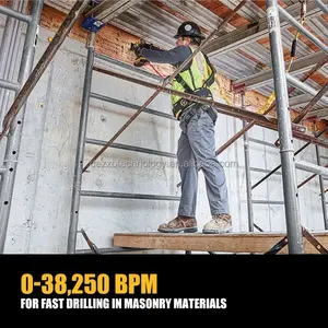 DCD996 Taladro Inalámbrico Sin Escobillas de <span class=keywords><strong>3</strong></span> Velocidades y 1/<span class=keywords><strong>2</strong></span> Pulgada Taladro Percutor Inalámbrico de 20V con Batería de Litio, Herramientas Eléctricas de 2000 RPM y 95 NM, Herramienta Sola para Batería Dewalt - Product Image 3