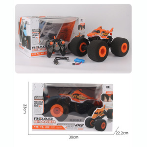 Voiture télécommandée <span class=keywords><strong>Monster</strong></span> Car à roues en mousse souple, pour l'escalade, la dérive, le tout-terrain, avec de grands pneus, voiture de course à grande vitesse, jouet - Product Image 6