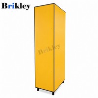 Casier de gym robuste Brikley en stratifié compact résistant aux chocs avec serrure numérique pour école, stade, casier HPL