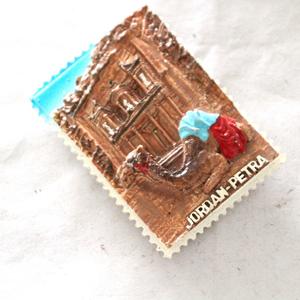 Venta al por mayor de diseño personalizado <span class=keywords><strong>Petra</strong></span> Jordan recuerdo turístico hecho a mano imán de nevera de resina - Product Image 3