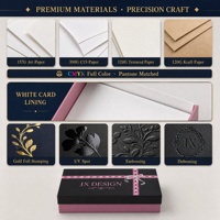 Boîte de rangement rigide en carton de luxe pour bijoux, design unique, emballage papier, impression personnalisée, pour collier et bracelet, avec logo