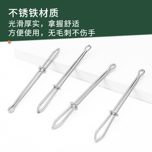 Enfileur de cordon élastique en fer, outil de couture durable pour la pose de cordons de taille - Product Image 2