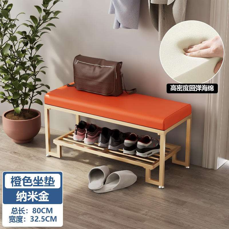 [Moyen] Cuir orange + support doré