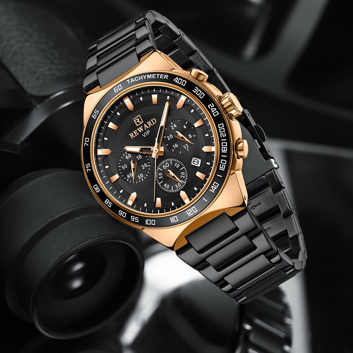 Reward 81967 Quartz Men's Watch - Water Resistant & Luminous