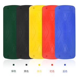 Tabla de balancín de goma de 44x17x3.5cm con placa de acero para equipos de juegos al aire libre, capacidad de carga de 500 libras - Product Image 4