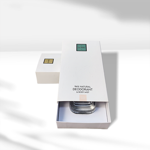 Caja de Embalaje de Perfume de Cartón Rígido Cuadrado de Lujo con Diseño de Logotipo Personalizado, con Cajón Ranurado Deslizante Reciclable - Product Image 1