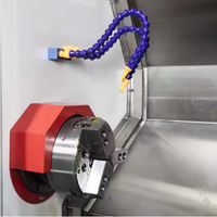 Tour CNC horizontal à broche unique de haute précision, léger, 3 axes, XG42, à banc incliné, commande GSK, pour tournages de haute qualité