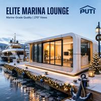 Conteneur habitable 20 pieds 40 pieds, type Apple Cabin ou Apple Hut, pour usage hôtelier, avec panneaux sandwich, design moderne et caractéristique respirante