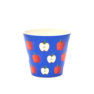 Taza de Café Espresso con Motivo de Manzana, 90 ml, Cerámica - Product Image 1
