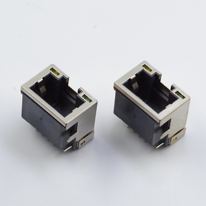 Connecteur Ethernet RJ45 blindé JISJACK série 4.2 8P8C SMT traversant avec languette LED intégrée - Product Image 4