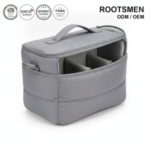 Bolsa de Nailon para Cámara con Certificación ISO BSCI, Acolchada, con Divisores Ajustables, Organizador de Equipos 3C, Logotipo Personalizado, 28x20x10cm - Product Image 1