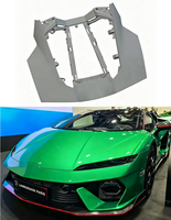 Kit carrosserie en carbone sec 100% style OEM pour Lamborghini Temerario, comprenant lèvre avant, diffuseur arrière et spoiler, moulé en métal CNC