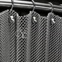 Rideau en maille décoratif exquis Yuchen, rideau décoratif le plus vendu, maille métallique décorative, maille en alliage d'aluminium