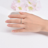 Design de mode Super Mince Femmes Knuckles Anneaux Or Plaqué En Acier Inoxydable Cristal Diamant Anneau