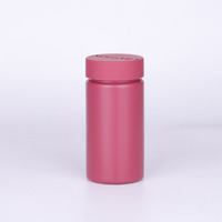 Bouteille de complément alimentaire en plastique PET mat de qualité alimentaire 150 ml 150 CC, flacon vide vert clair pour emballage de vitamines et de produits de santé
