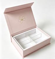 Emballage de luxe recyclable, boîte cadeau pliable avec aimant, boîte en papier magnétique