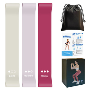 Fasce Elastiche TPE 3 Pezzi per Allenamento di Forza, Yoga, Fisioterapia, Stretching, Supporto Personalizzato per Fitness Domestico - Product Image 1