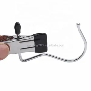 Thép không gỉ Rèm clip trên móc treo quần áo PEG giặt quần áo clip móc áo giặt lưu trữ tổ chức