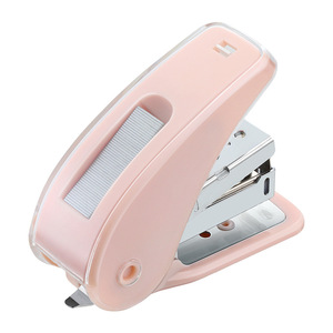 Comix Labor Saving Stapler B3118 20 <b>Sheet</b> Capacity Office Student Use Pink - Product Image 1