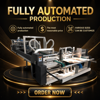 Machine à plier et à coller semi-automatique / Machine à plier et à coller les boîtes en carton / Machine à plier et à coller les boîtes en carton ondulé