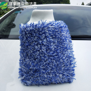 Guante de Lavado de Autos de Chenilla, 18x28cm, de Fibra Larga de Coral, para Limpieza de Automóviles, Marca Friend Car Washing Supplies - Product Image 1