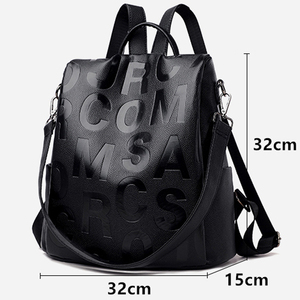 Mochila Nueva 2026 para Mujer, Mochila Escolar de Cuero PU Suave de Alta Calidad para Chica, Mochila de Viaje Antirrobo con Impresión Personalizada - Product Image 3