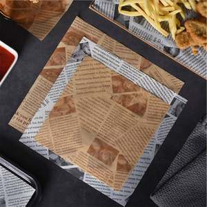 Papel Kraft Encerado para Envolver Alimentos, Impreso y Resistente a la Grasa - Product Image 1