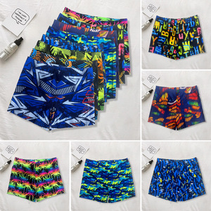 Shorts de bain à séchage rapide pour garçons, à motifs, pour la natation et les sports nautiques, pour les élèves du collège, fabriqués au Zhejiang - Product Image 2