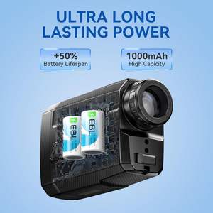 EBL 6-Pack <b>CR2</b> 3V <b>Lithium</b> Ion <b>Batteries</b> High Capacity Long Lasting Power for RangeFinder Cameras Security Sensors - Product Image 2