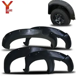 Ycsunz Voor Hilux Pickup Trucks Gemodificeerde Geweven Black Fender Flare Wheel Arch Voor Hilux Vigo 2012-2014 Accessoires