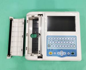 Cliniques JM-8126 numérique 12 canaux 12 plomb électrocardiographe <span class=keywords><strong>ECG</strong></span> moniteur fréquence cardiaque Machine moniteur EKG - Product Image 5